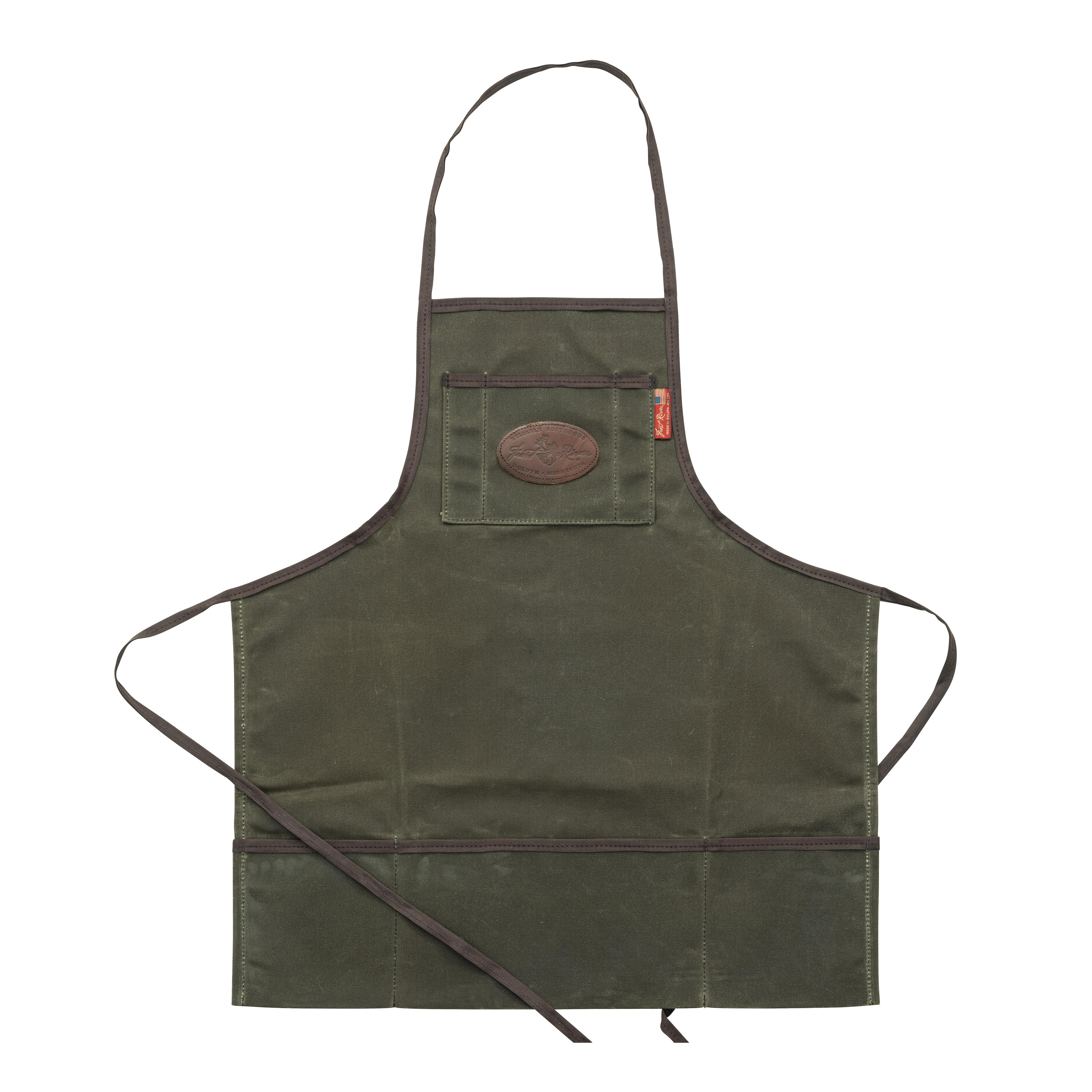 Frost River Waxed Canvas Schürze, dark olive