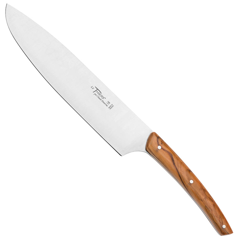 Couteau de cuisine Le Thiers® » Chef «, bois d'olivier