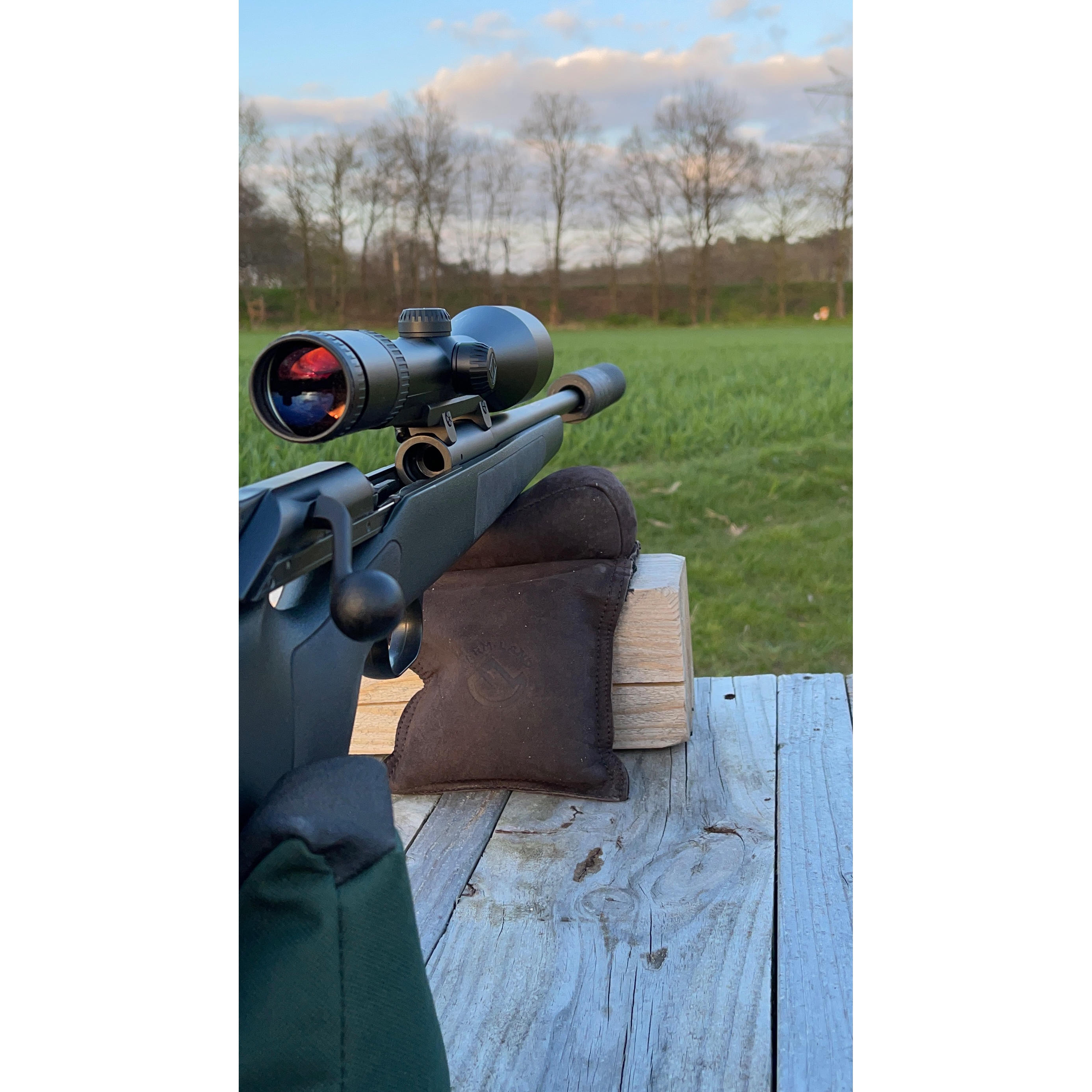Suede Shooting Rest Bag