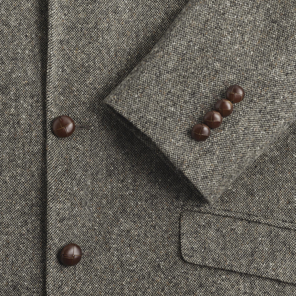 Herren Tweed-Sakko, Donegal, grau