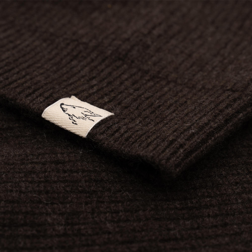 Pull à col roulé en laine de yak
