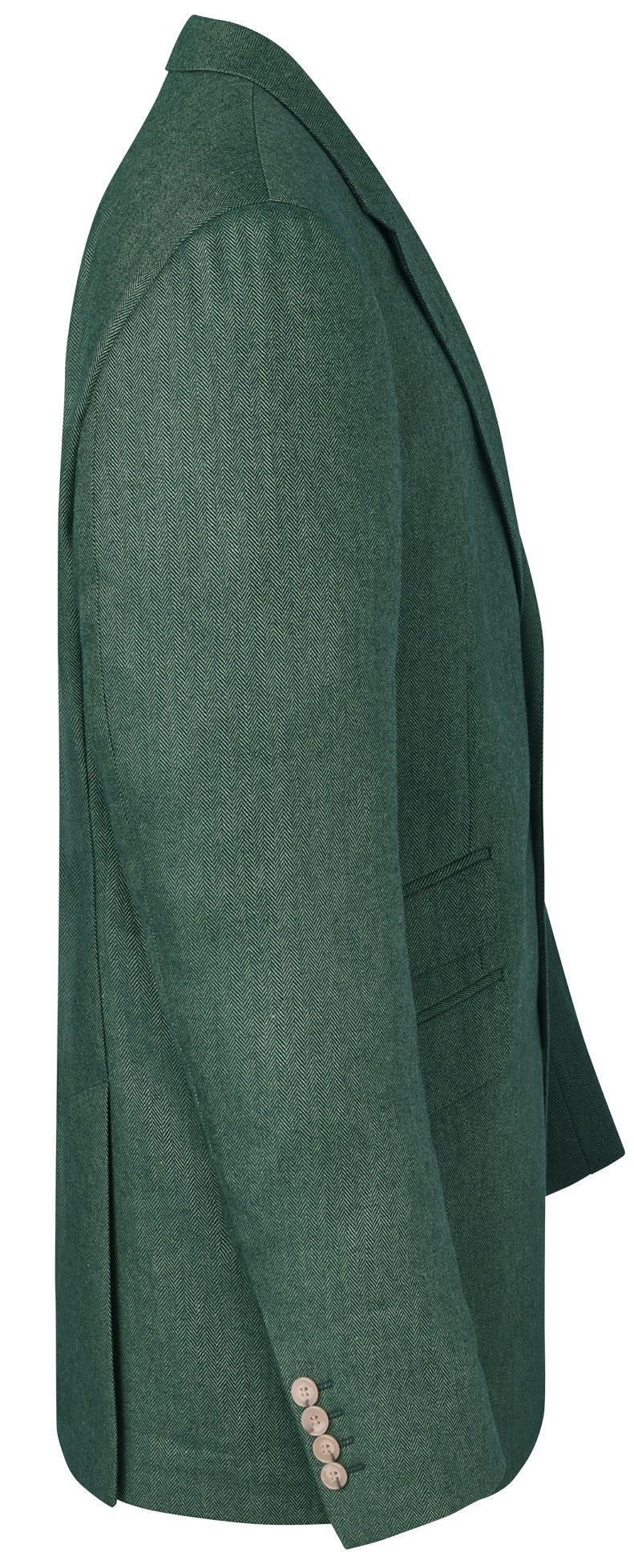 Men's Sports Jacket, Herringbone, Dark Green