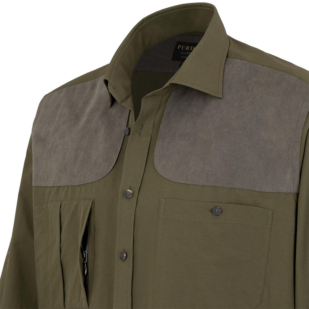 Purdey Herren-Jagdhemd, khaki