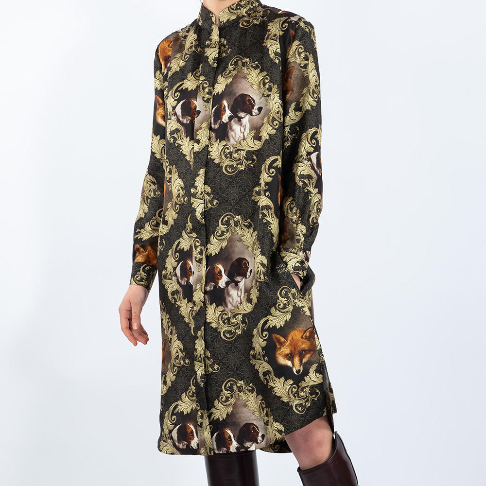 Sara Tiara Silk Dress, Fox & Hound
