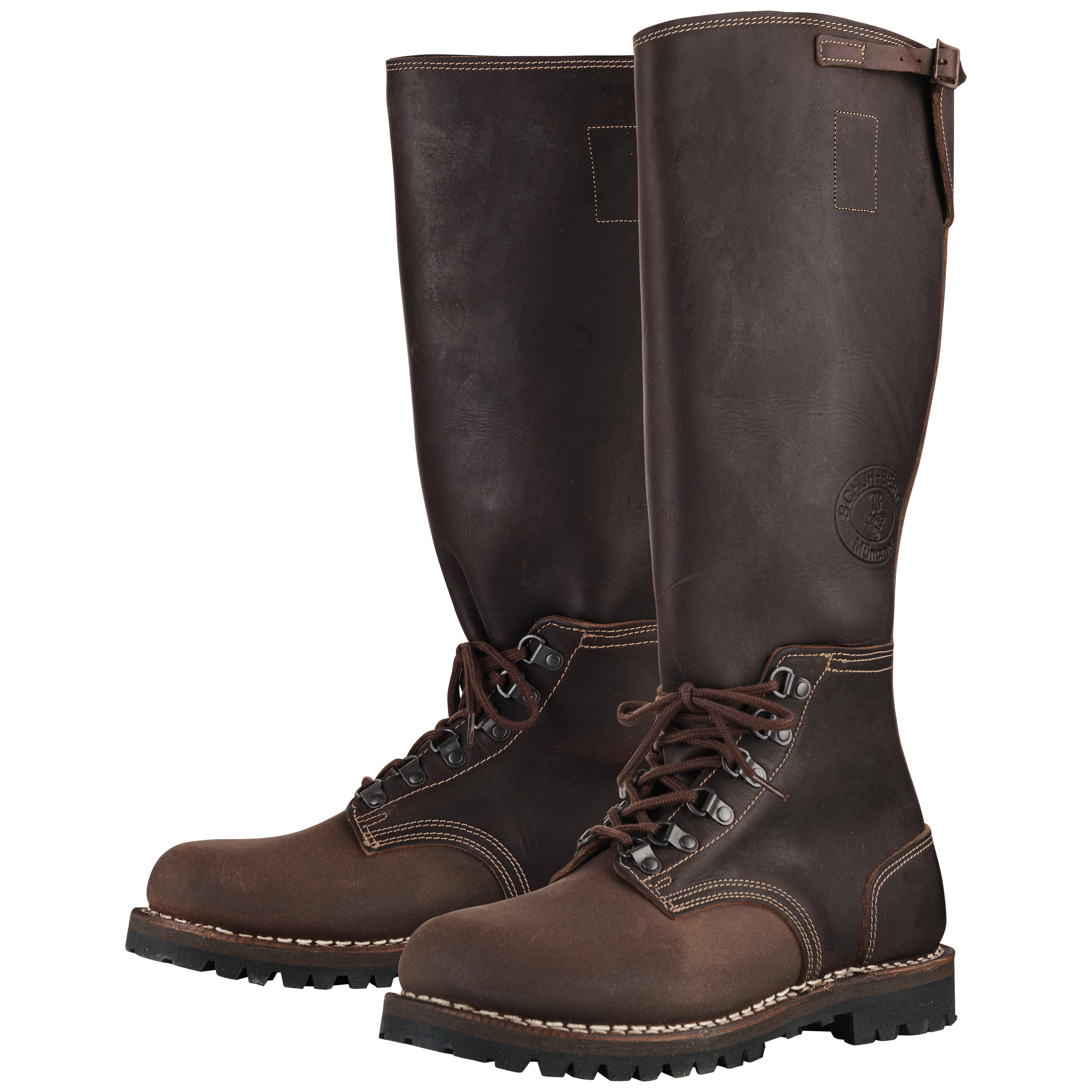 Bertl Bilgari-Stiefel, Juchtenleder, zwiegenäht
