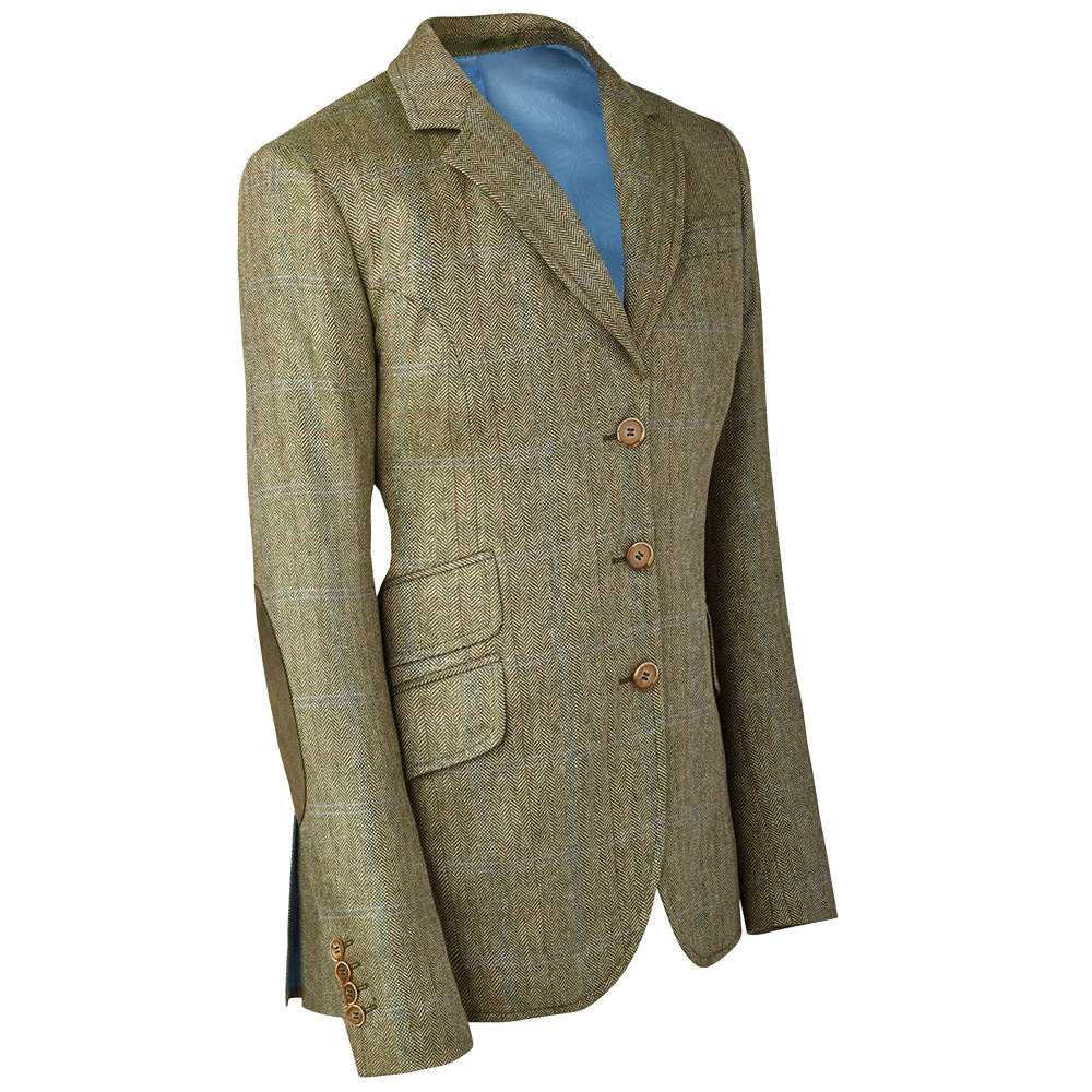 Damenblazer Seide, oliv