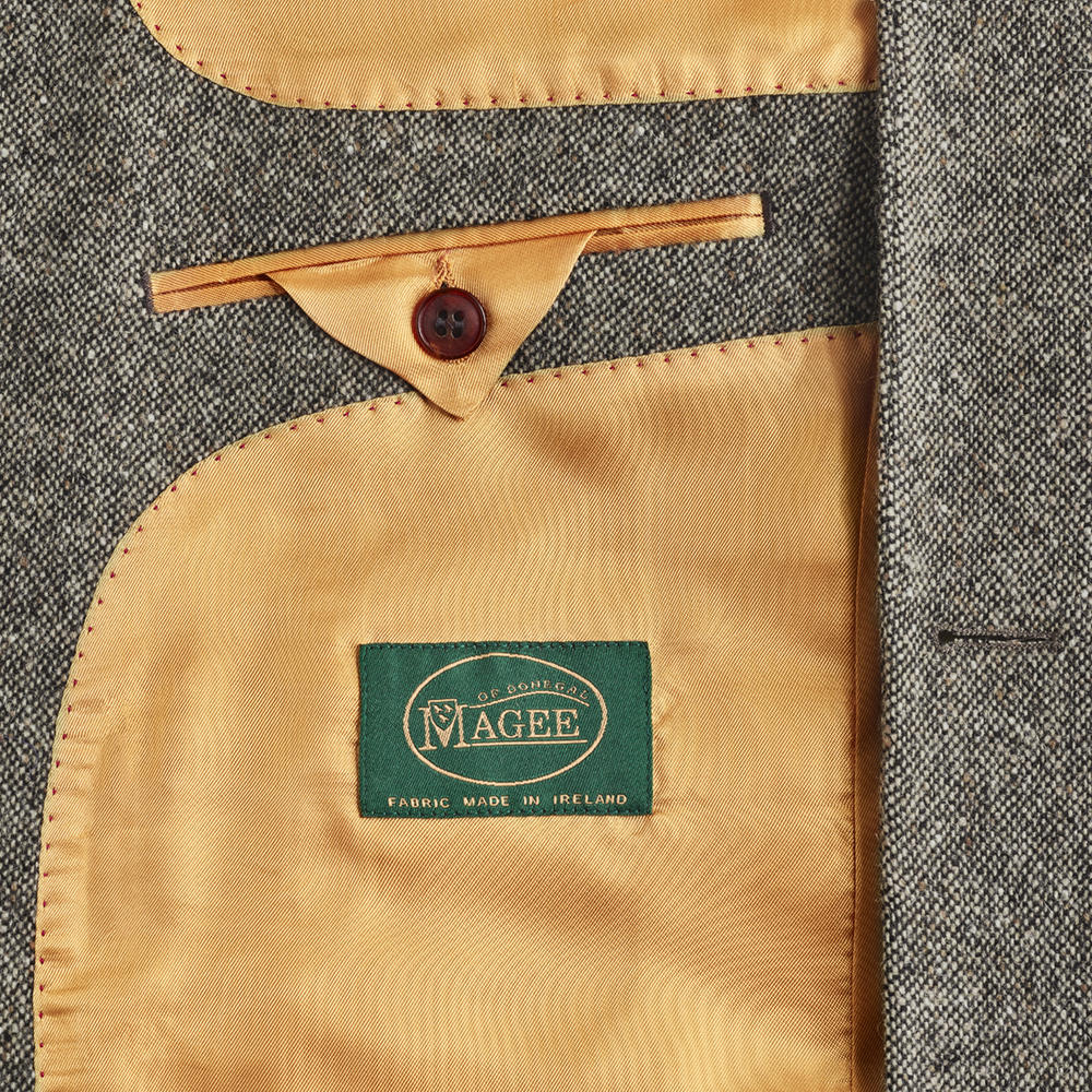 Herren Tweed-Sakko, Donegal, grau
