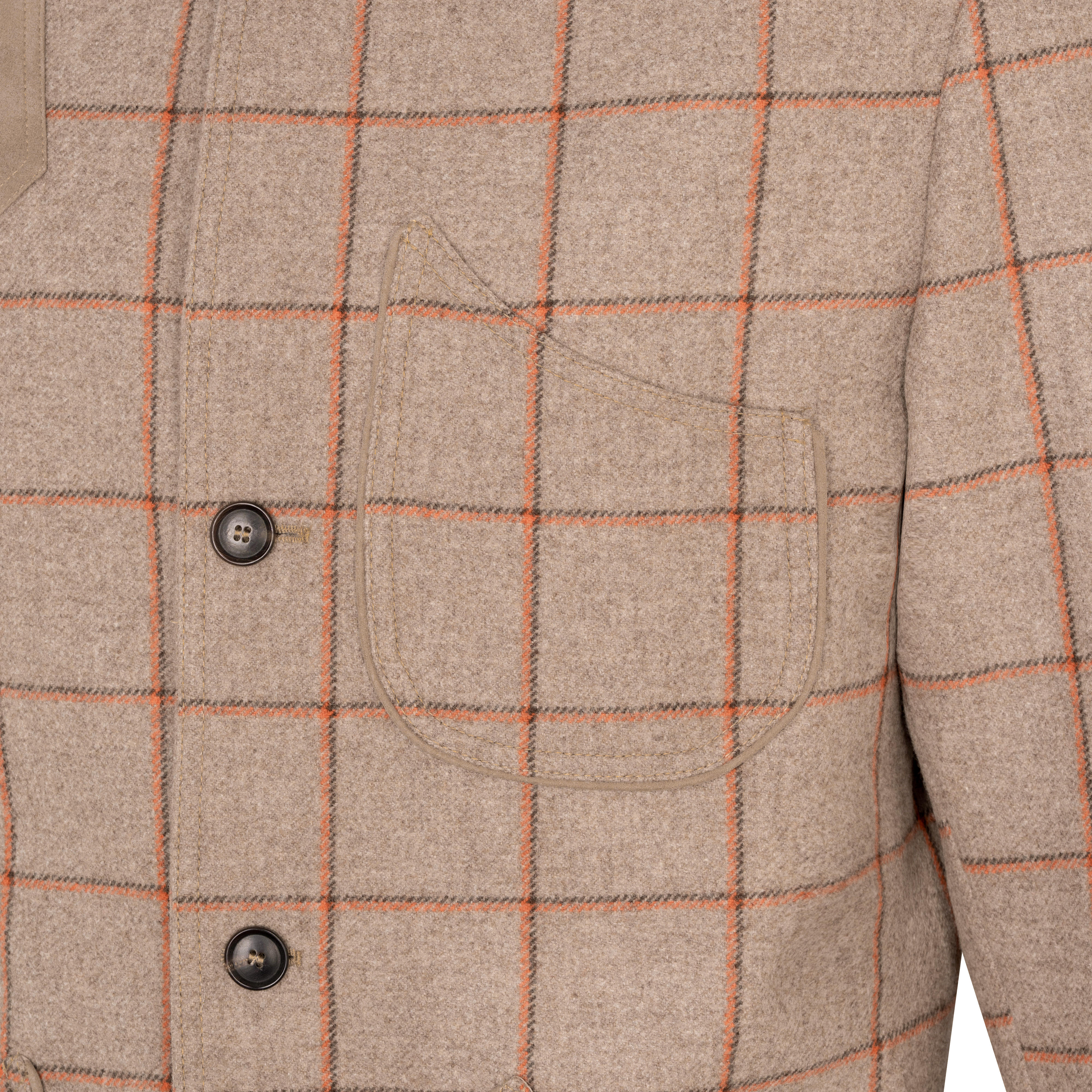 The GunDog Affair Herren-Shootingjacket »Mersey«, beige/orange