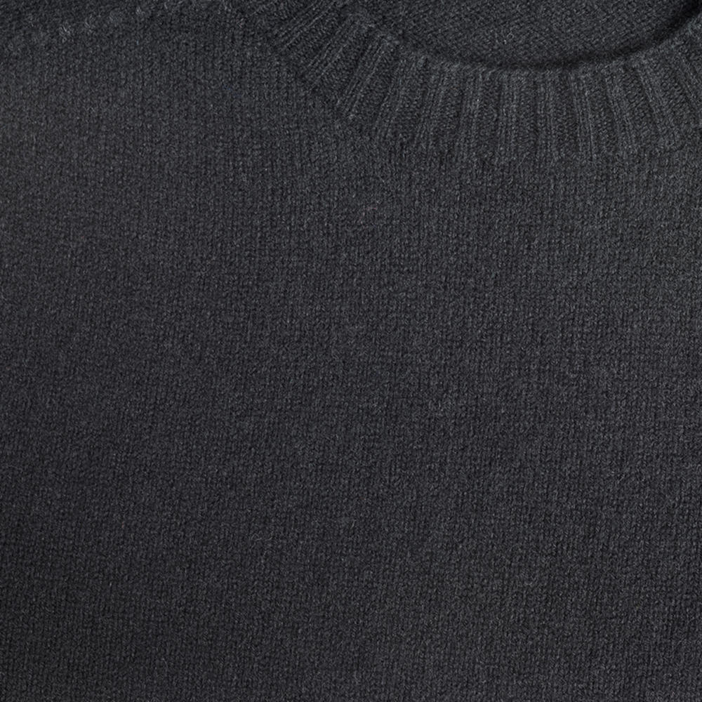 Harley Herren Kaschmirpullover, schwarz