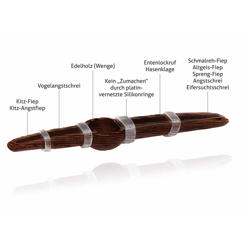 Weisskirchen® Roe Deer Call Made of Precious Wood
