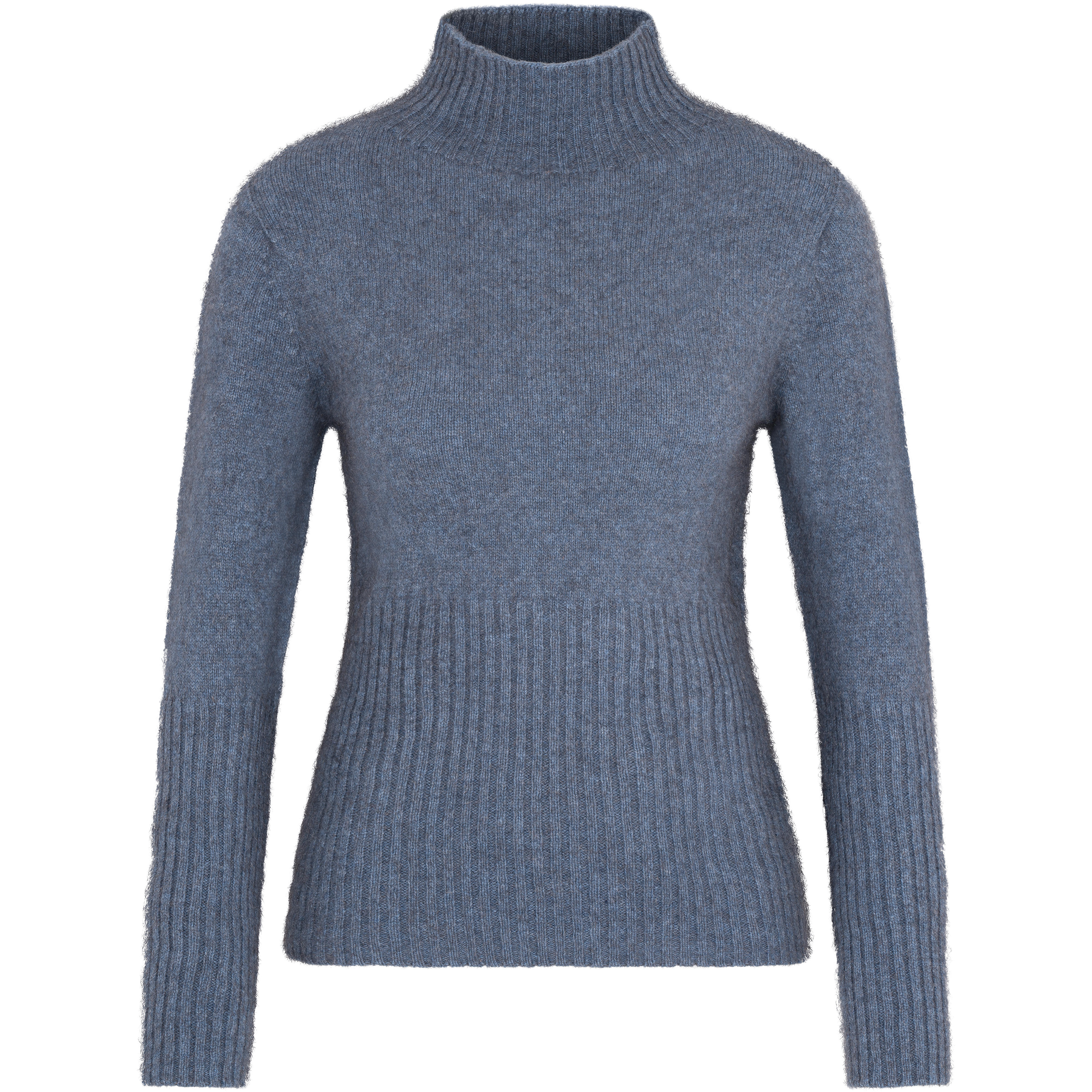 Damen Rip-Pullover Merino-Possum
