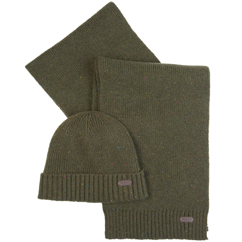 Barbour Geschenk-Set »Carlton«, olive