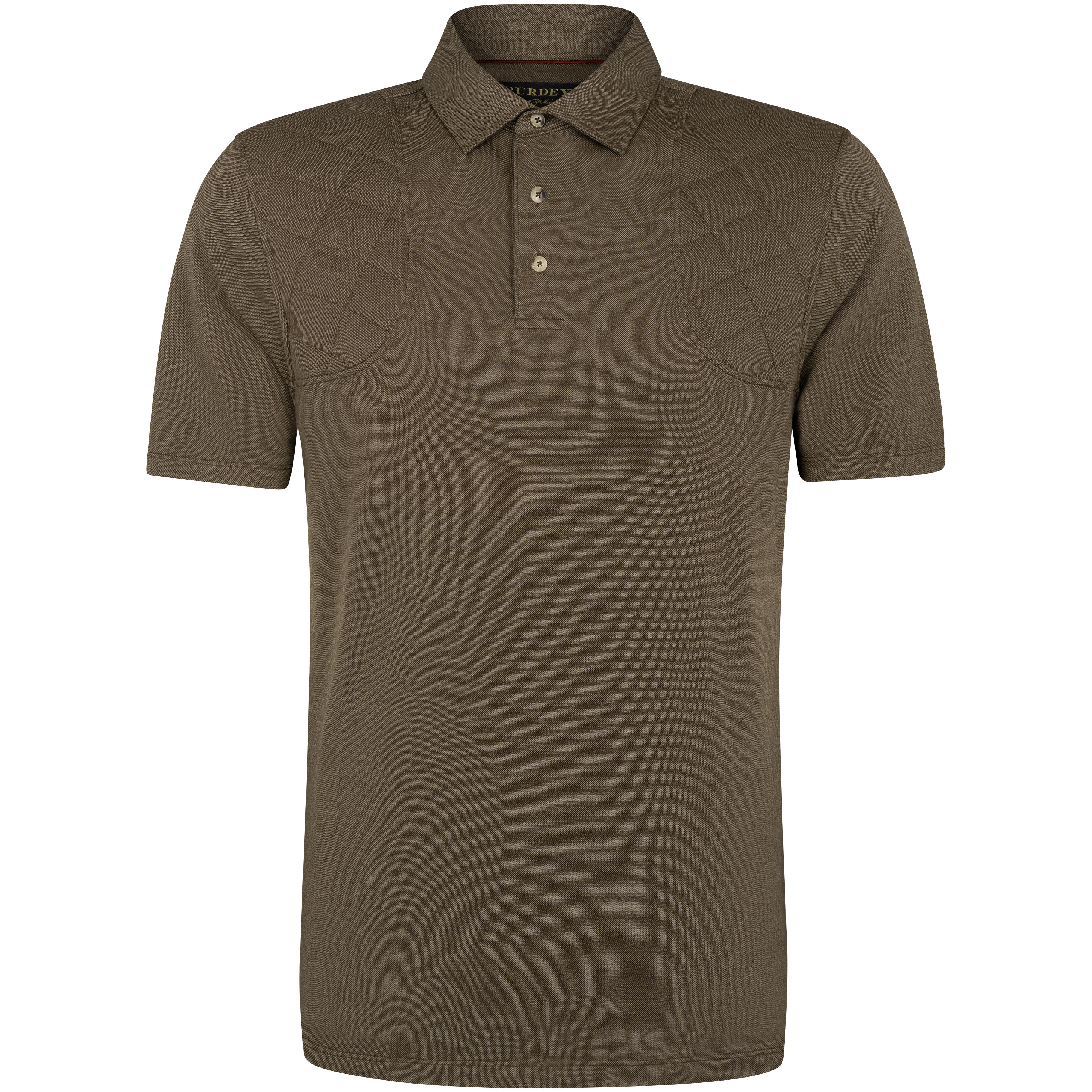 Purdey Herren Poloshirt mit Schulterpolsterung