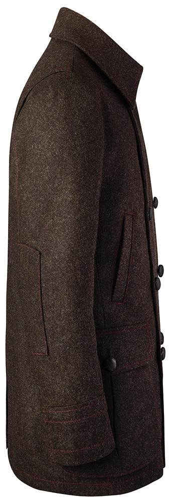 Herren-Lodenjacke, dunkelbraun