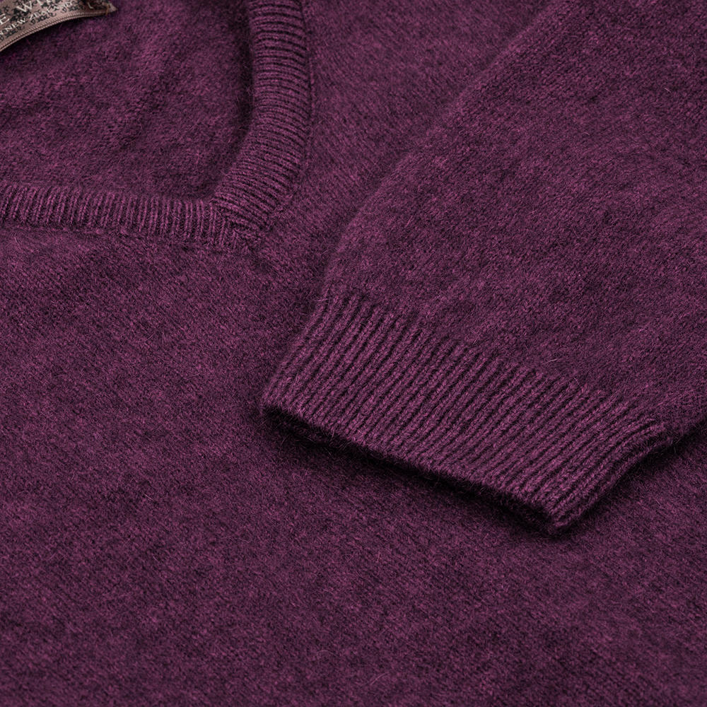 Herren V-Pullover Merino-Possum