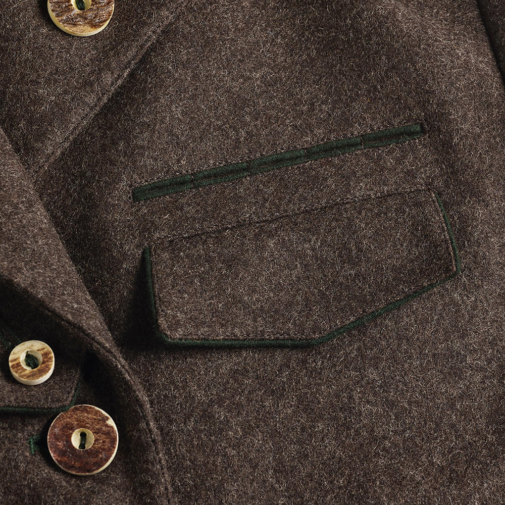 Damen Loden-Jagdjacke, dunkelbraun