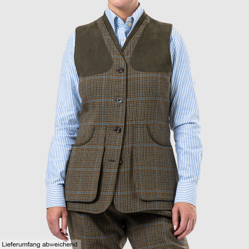 Purdey Damen-Schießweste Tweed, Tom Purdey