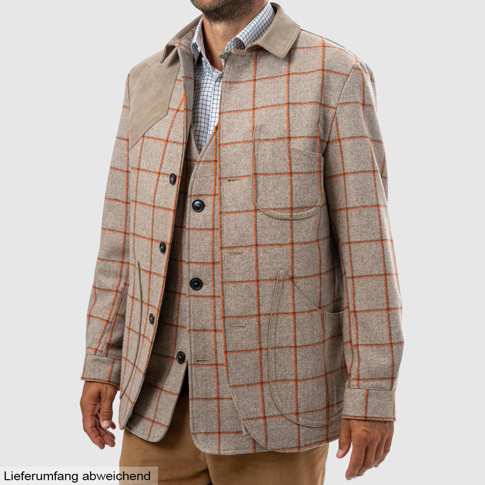 The GunDog Affair Herren-Shootingjacket »Mersey«, beige/orange