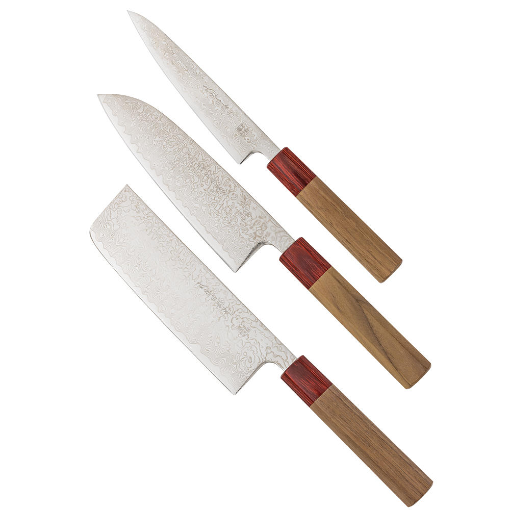 Hokiyama Hocho, Red Edition, Satz, 3-teilig