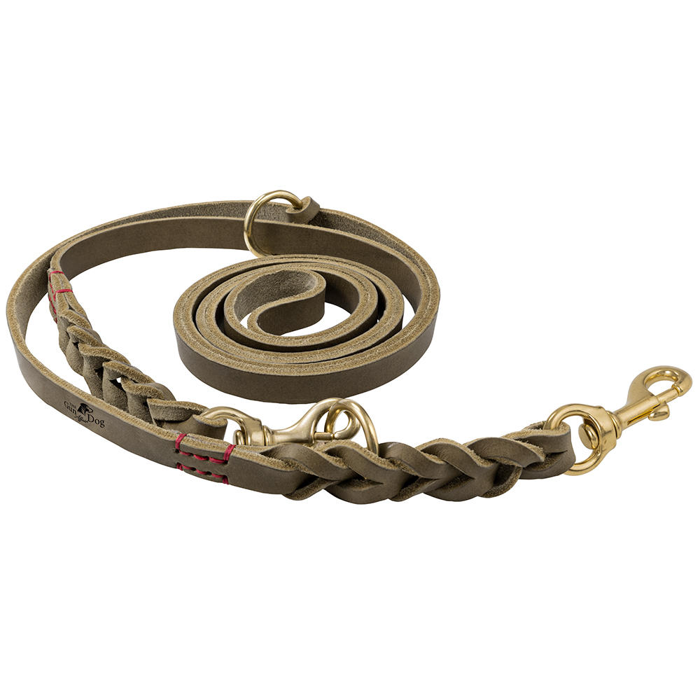 Laisse mains libres pour chien »The GunDog Affair«, tressée, 20 mm