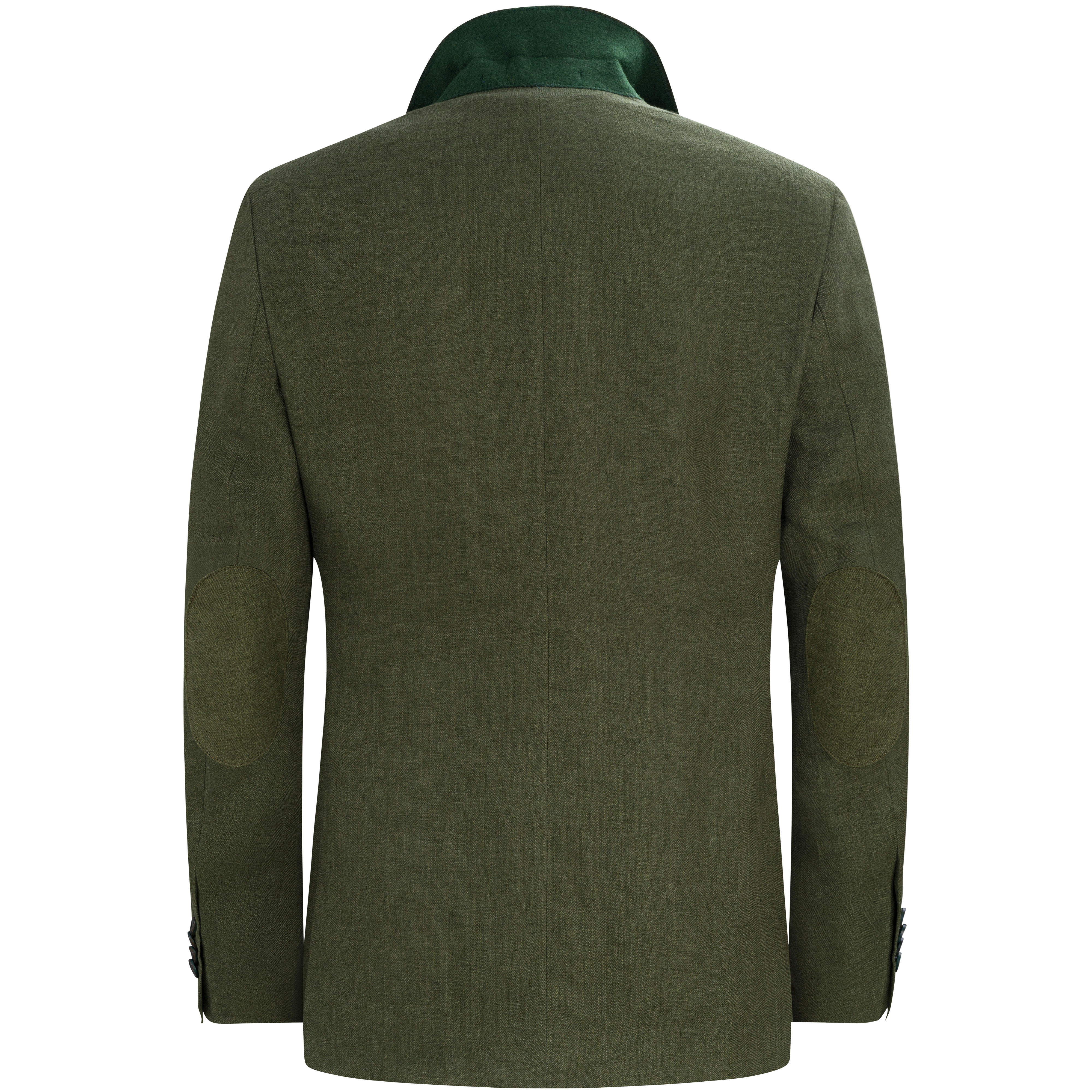 Blazer en lin pour homme » Arthur « vert loden 50 825810/50