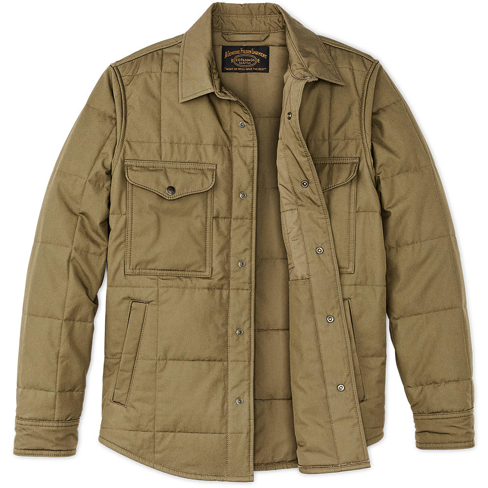 Filson Cover Cloth Quilted Jac-Shirt olive drab XL 826075/XL