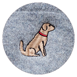 grau (Motiv: Golden Retriever)