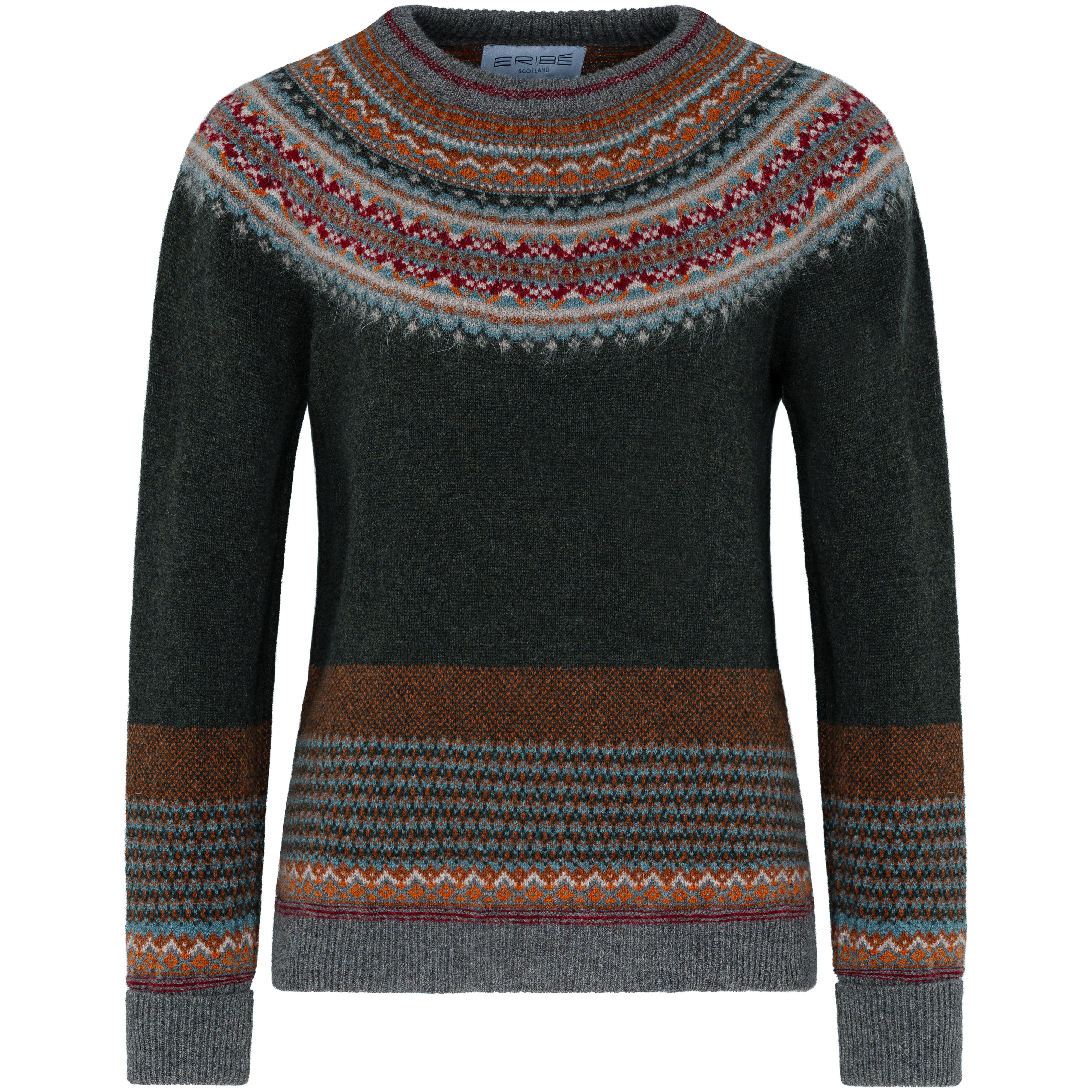 Eribé Damenpullover Fair Isle, Bracken