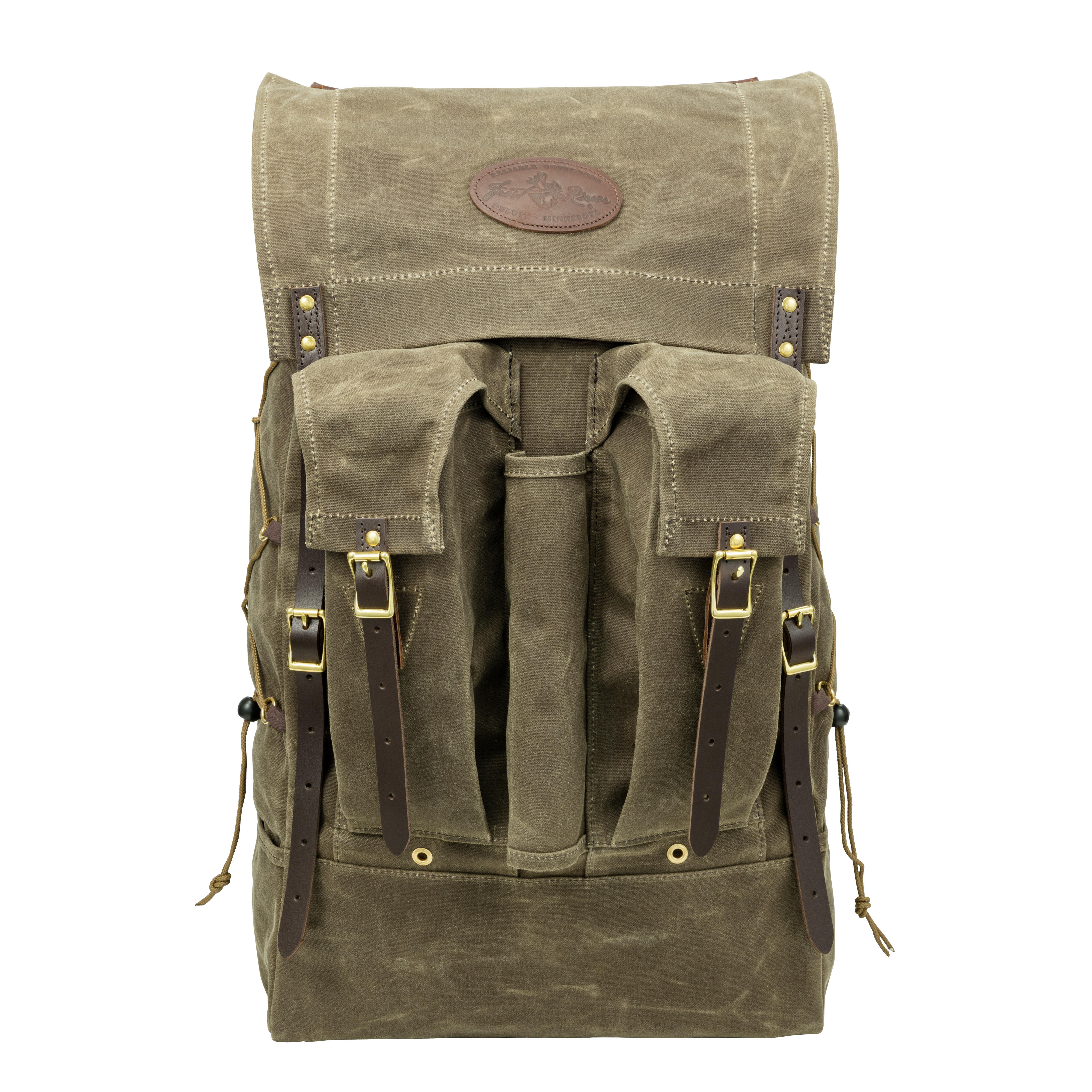 Frost River Isle Royal Bushcraft Rucksack, dark olive