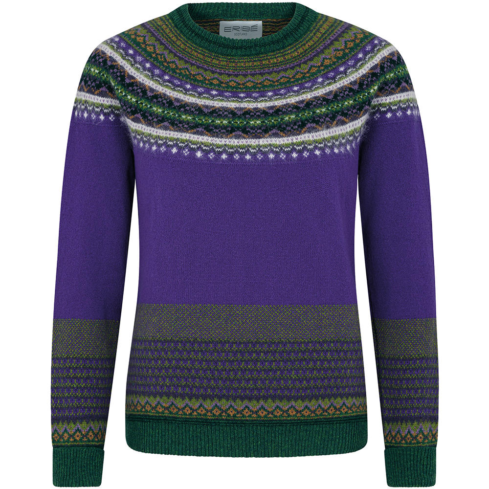 Violetta : Violet avec vert, blanc, orange et lavande
