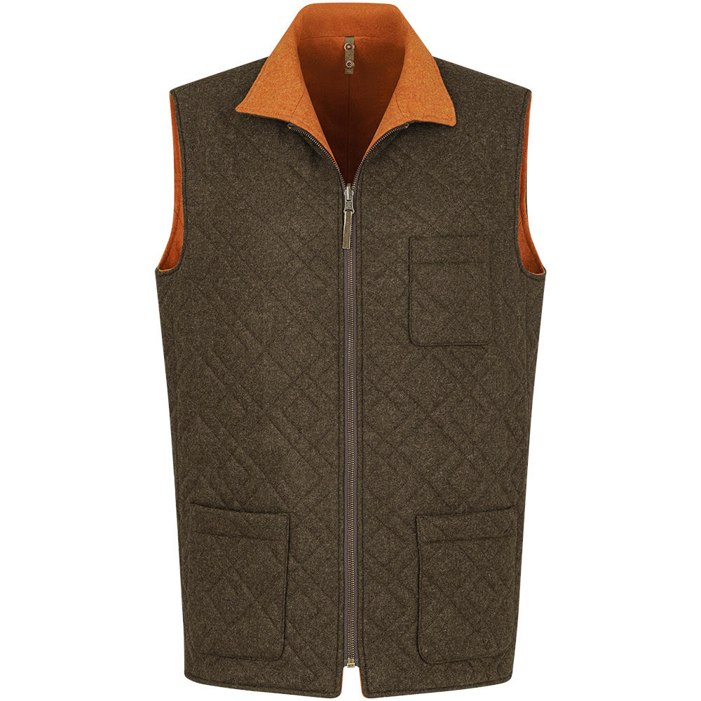 Gilet réversible en loden pour homme »Stani «