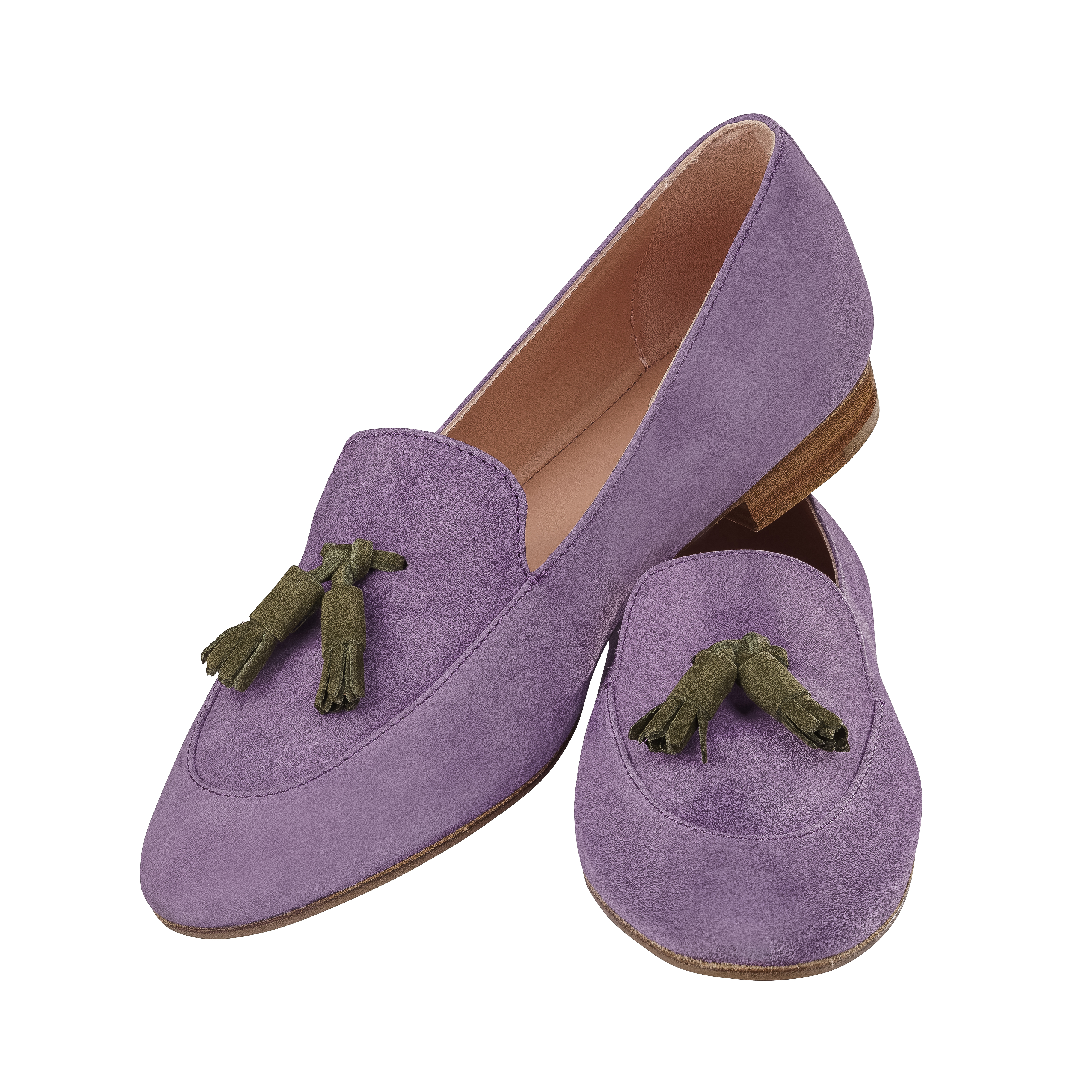 violet/grün