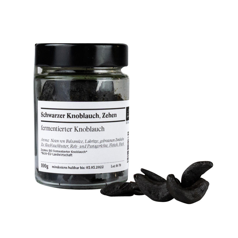 Schwarzer Knoblauch, fermentiert, Bio-Qualität