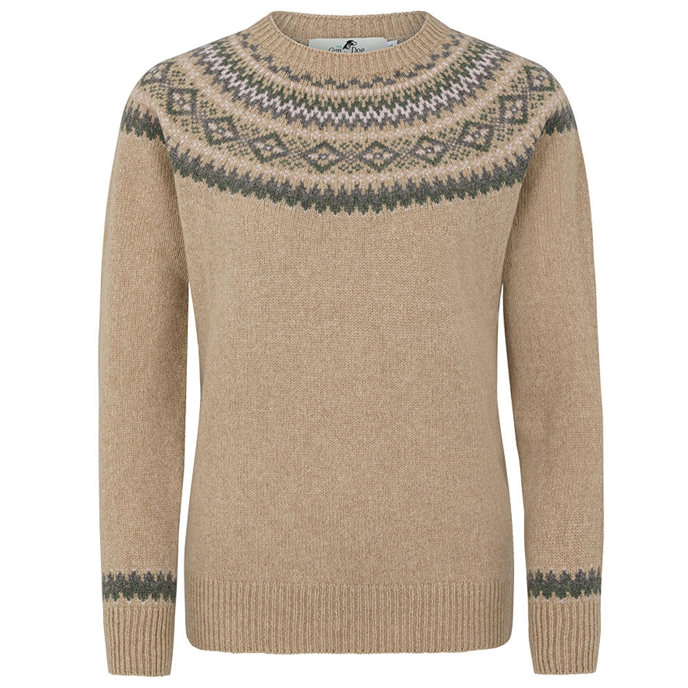 Damenpullover Fair Isle-Passe, fein
