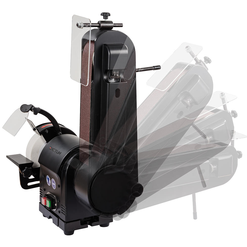 DICTUM® Stand-Bandschleifer, DS 150 L inkl. Bandschleifeinrichtung BS 50/55