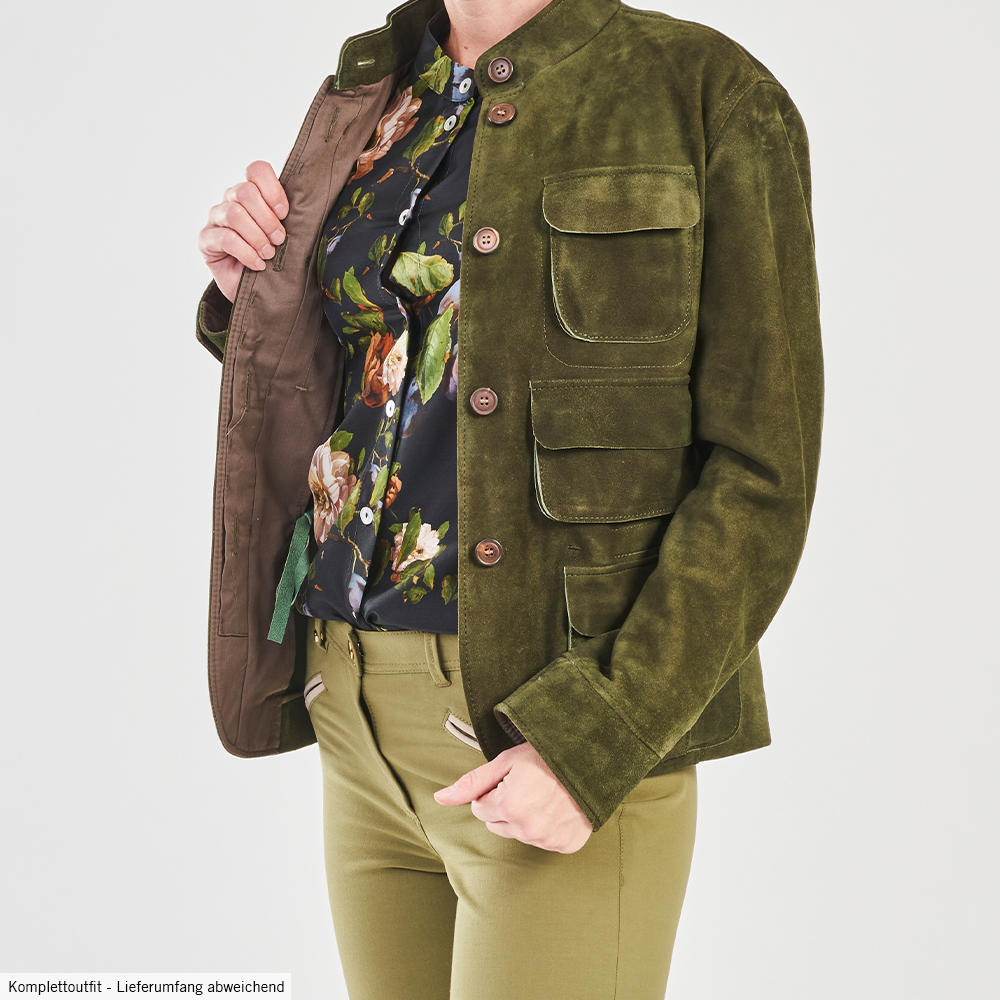 Meindl Damen Ziegenvelours Fisherman's Jacket
