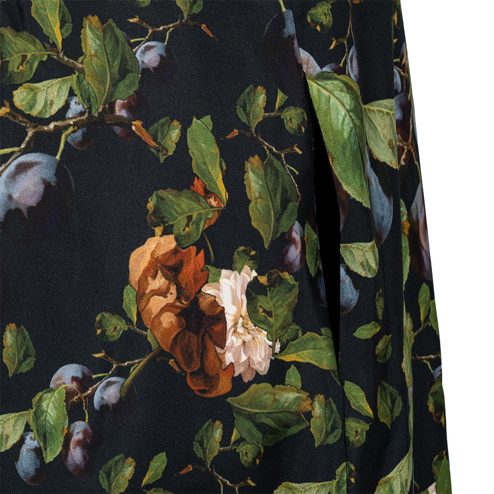 Seidenkleid Allover Print