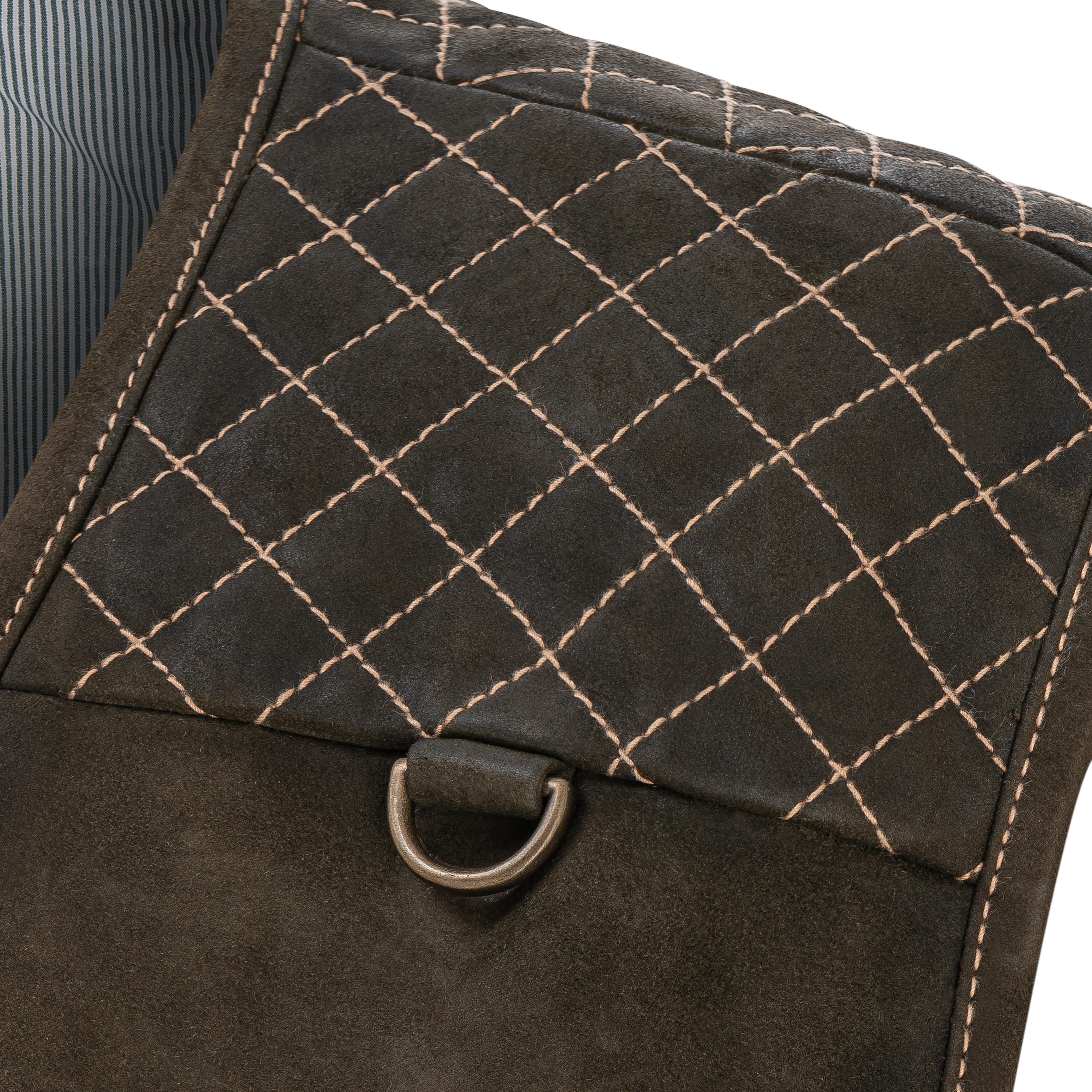 Gilet fonctionnel en cuir pour homme » Pecheur «