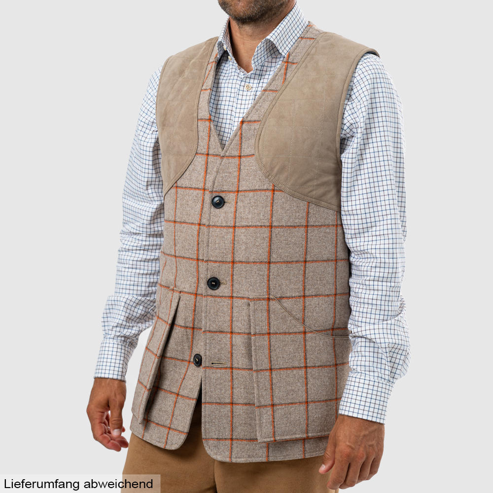 The GunDog Affair Herren-Schießweste »Mersey«, beige/orange