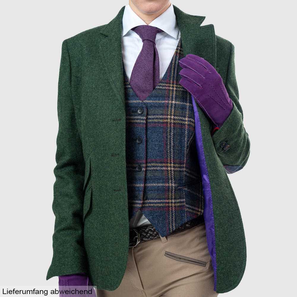 Damen-Tweed-Weste »Eve«, grün/blau/rot