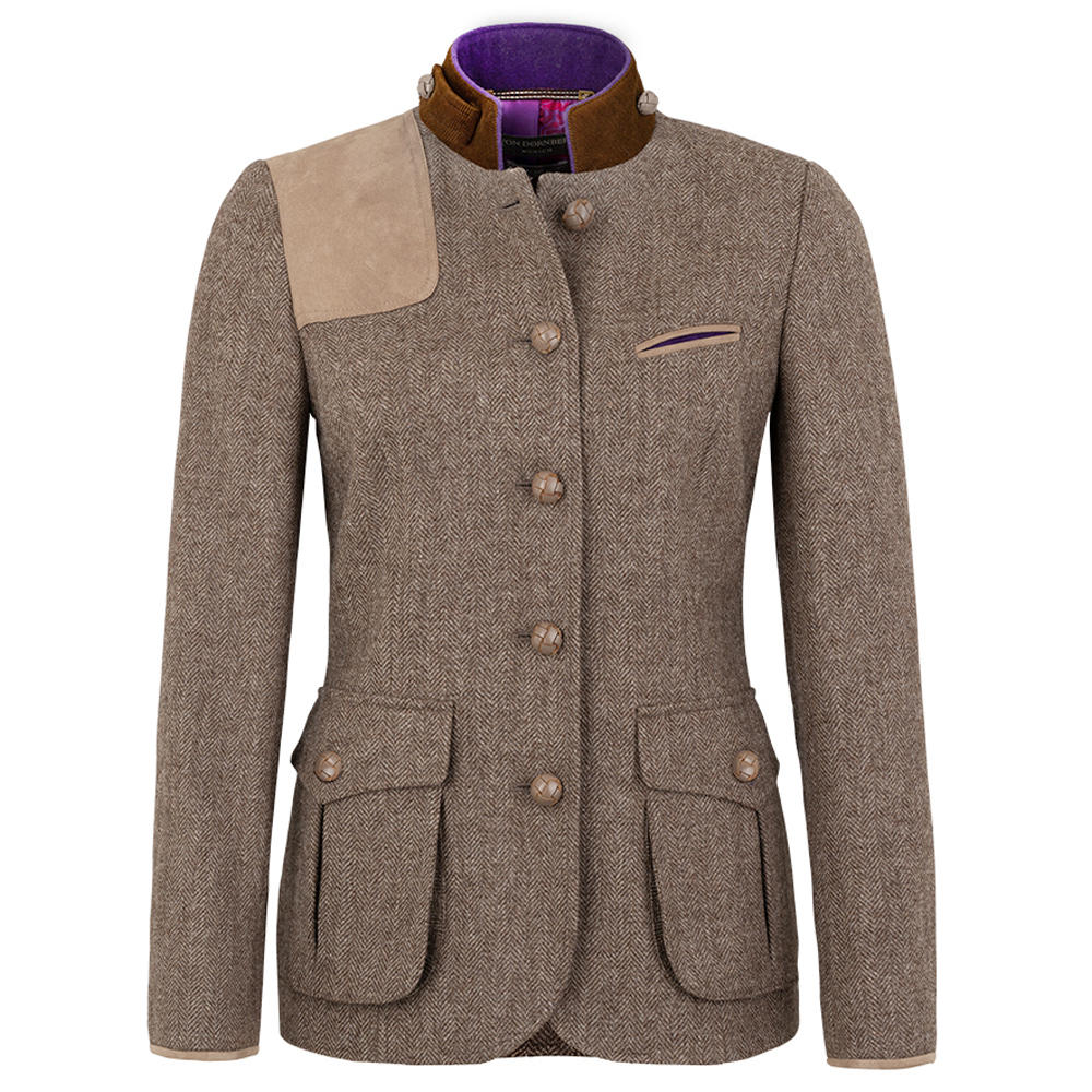 VON DÖRNBERG, Damen Shootingjacket Diana, Tweed