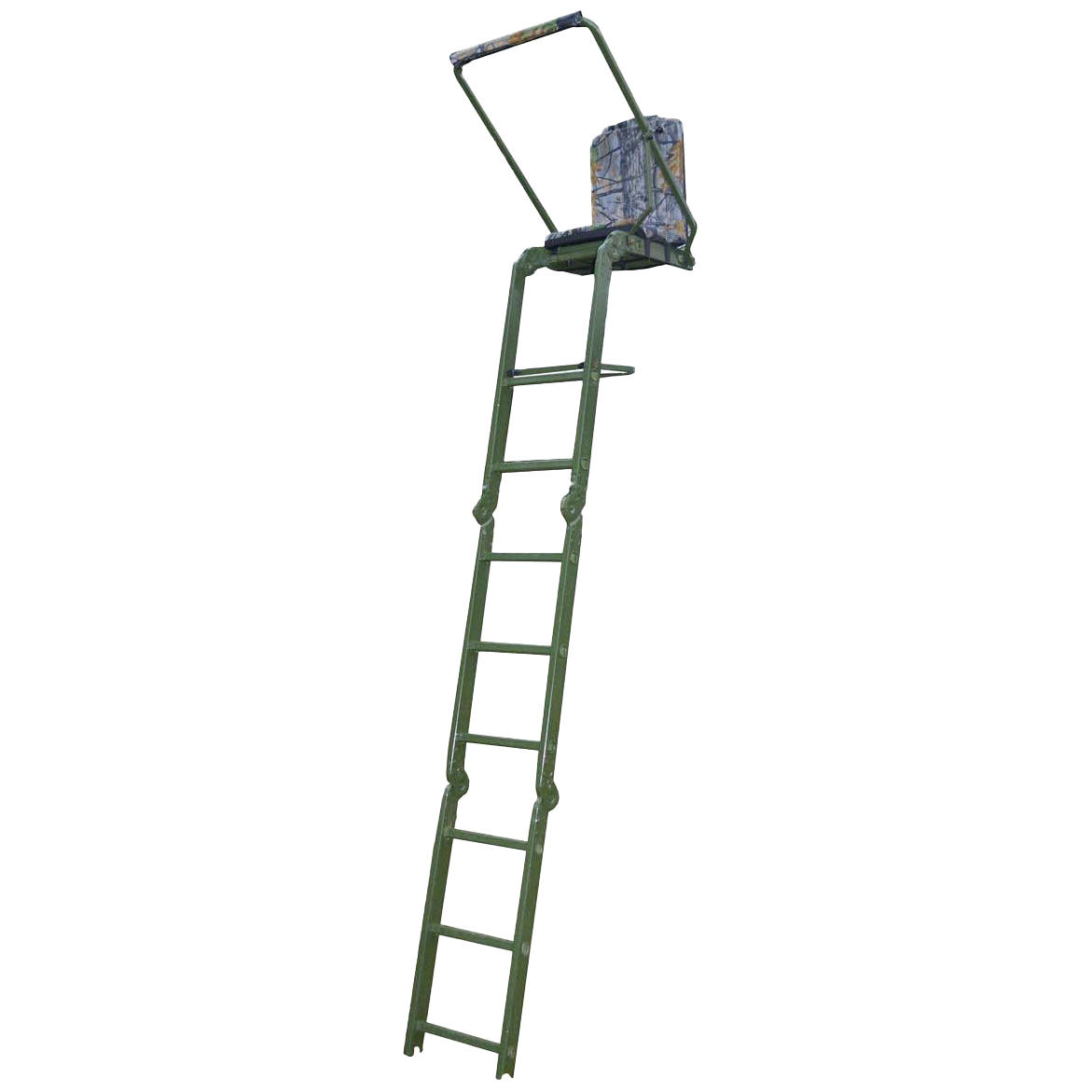 Folding Mobile Raised Hide Ladder