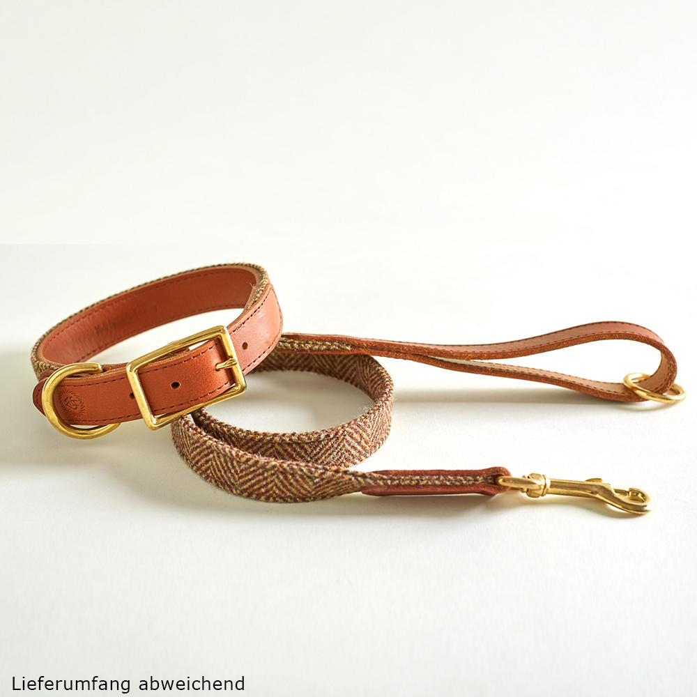Helen Wells Hundehalsband »Tweed Classic«, beech, L+ 