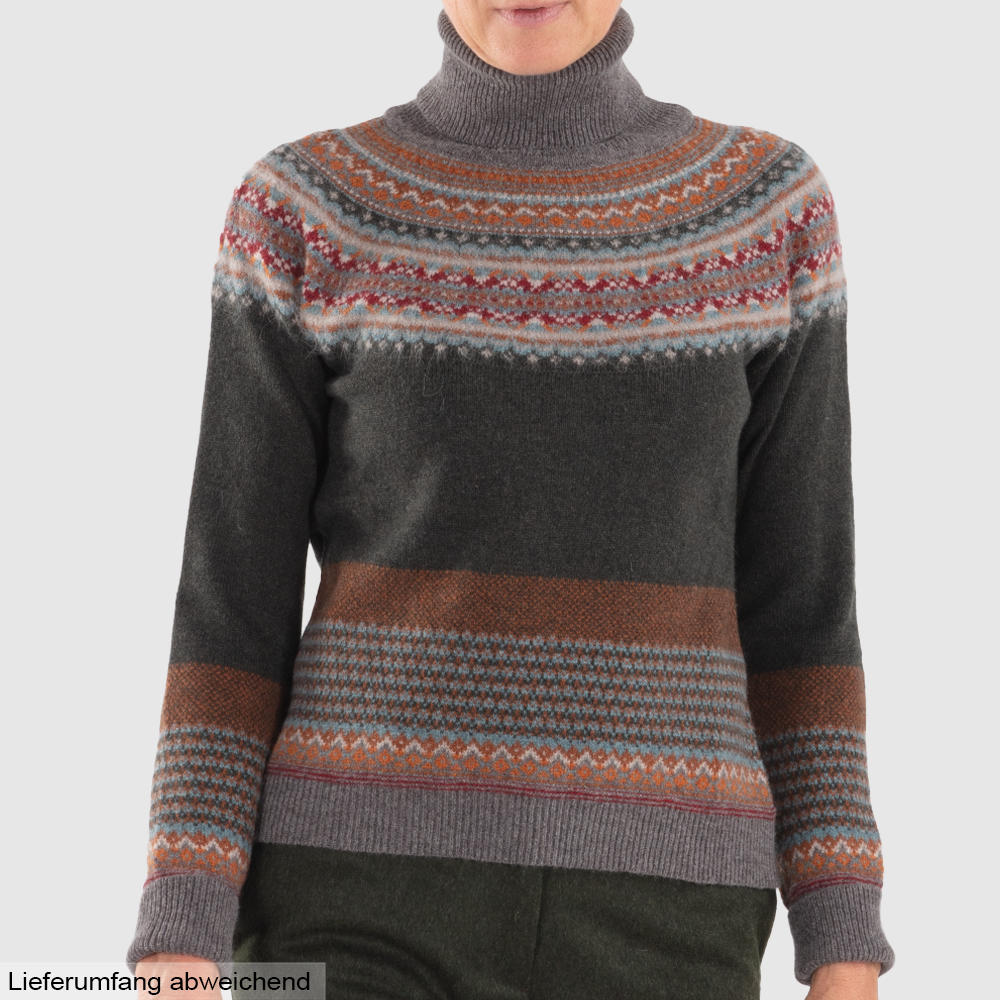 Eribé Damenpullover Rollkragen Fair Isle