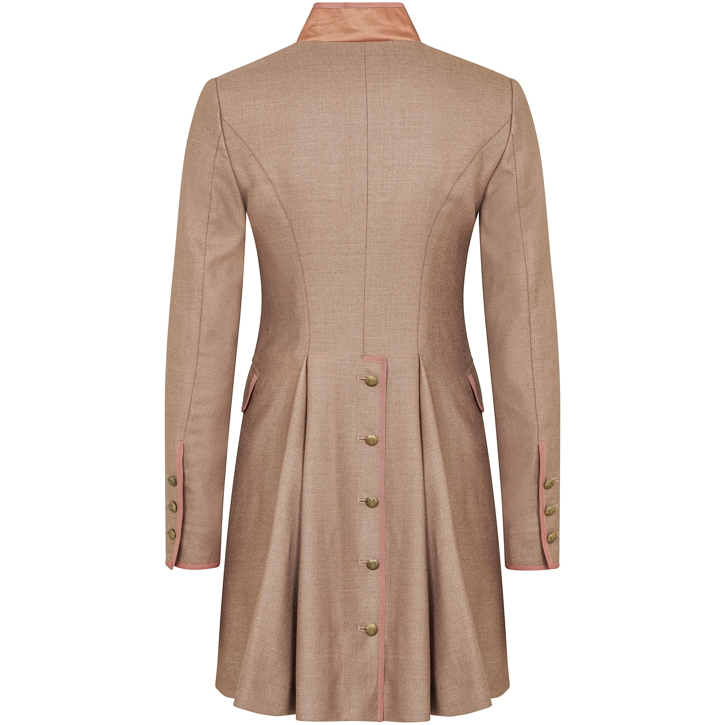 Redingote pour femme VON DÖRNBERG »Nora«, camel rouge caramel