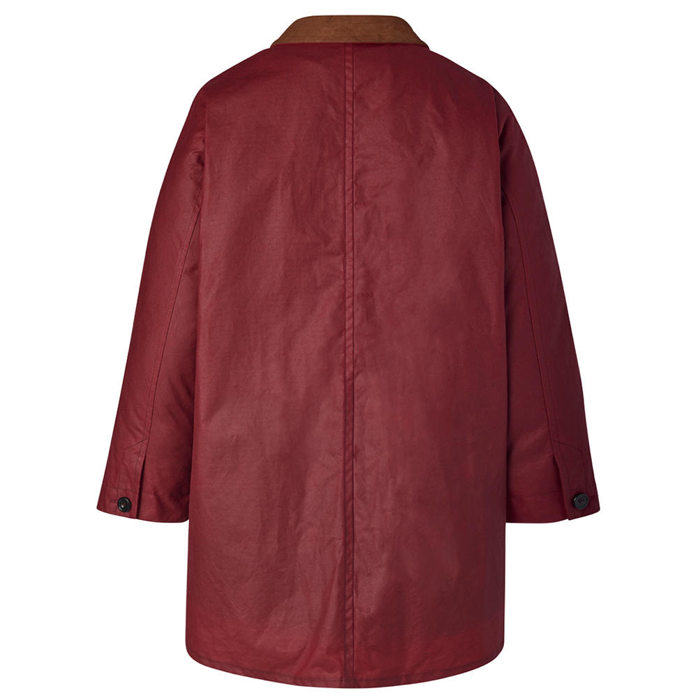 Damen Wachsjacke, rot