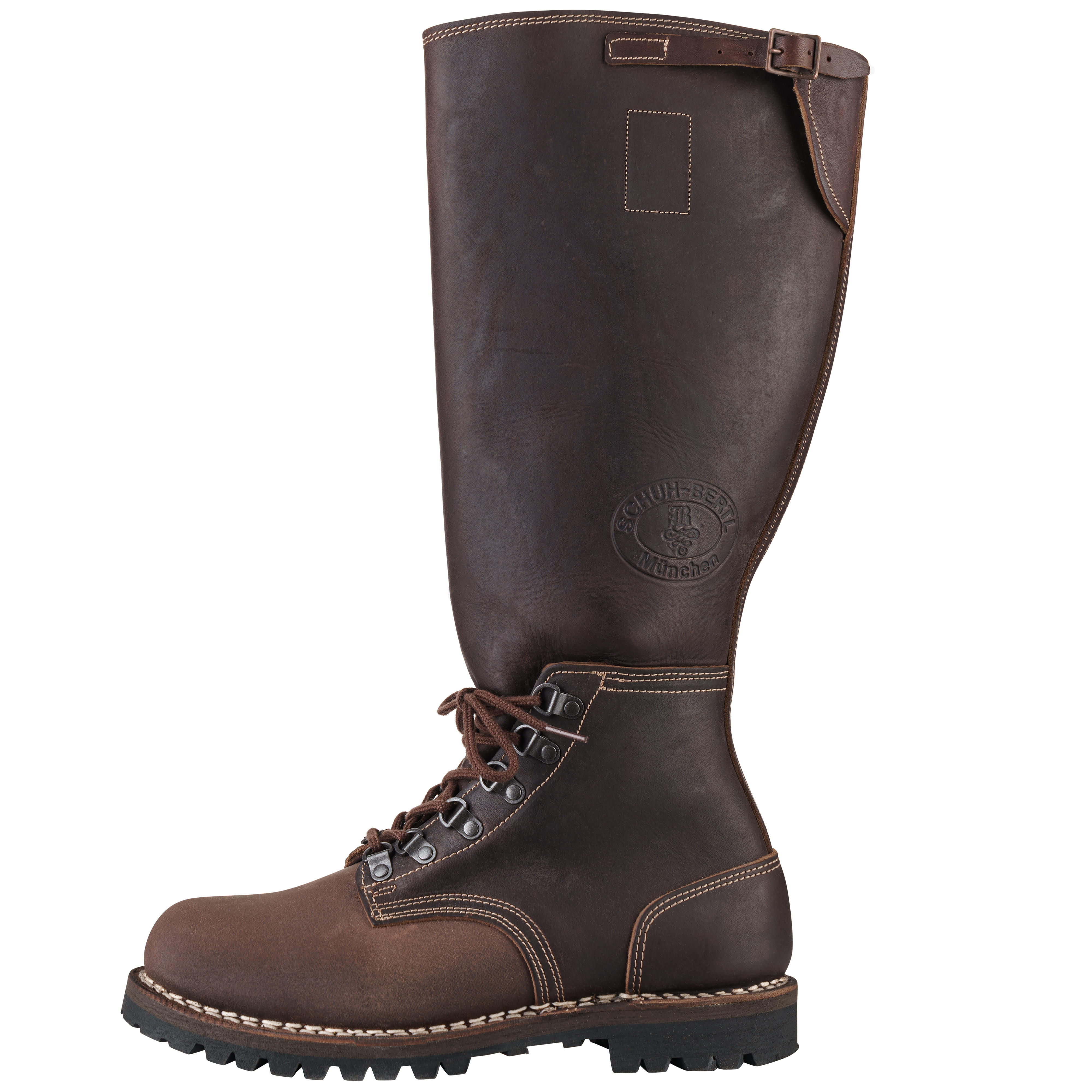 Bertl Bilgari-Stiefel, Juchtenleder, zwiegenäht