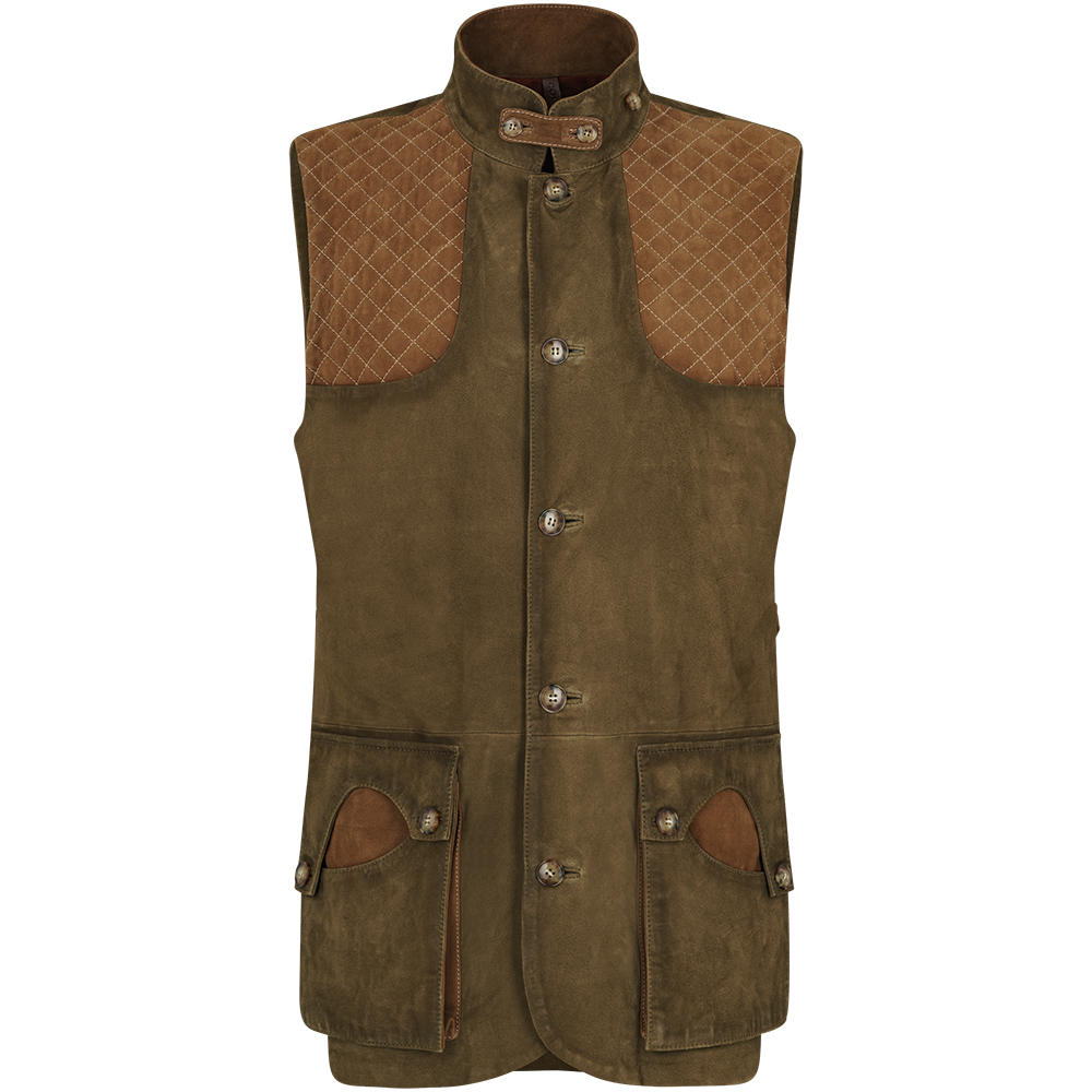 Herren Leder-Jagdweste »Shooter«