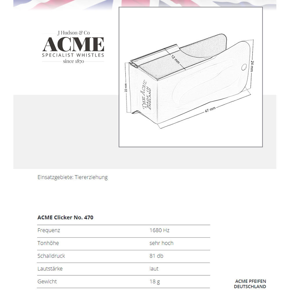 ACME Clicker No. 470