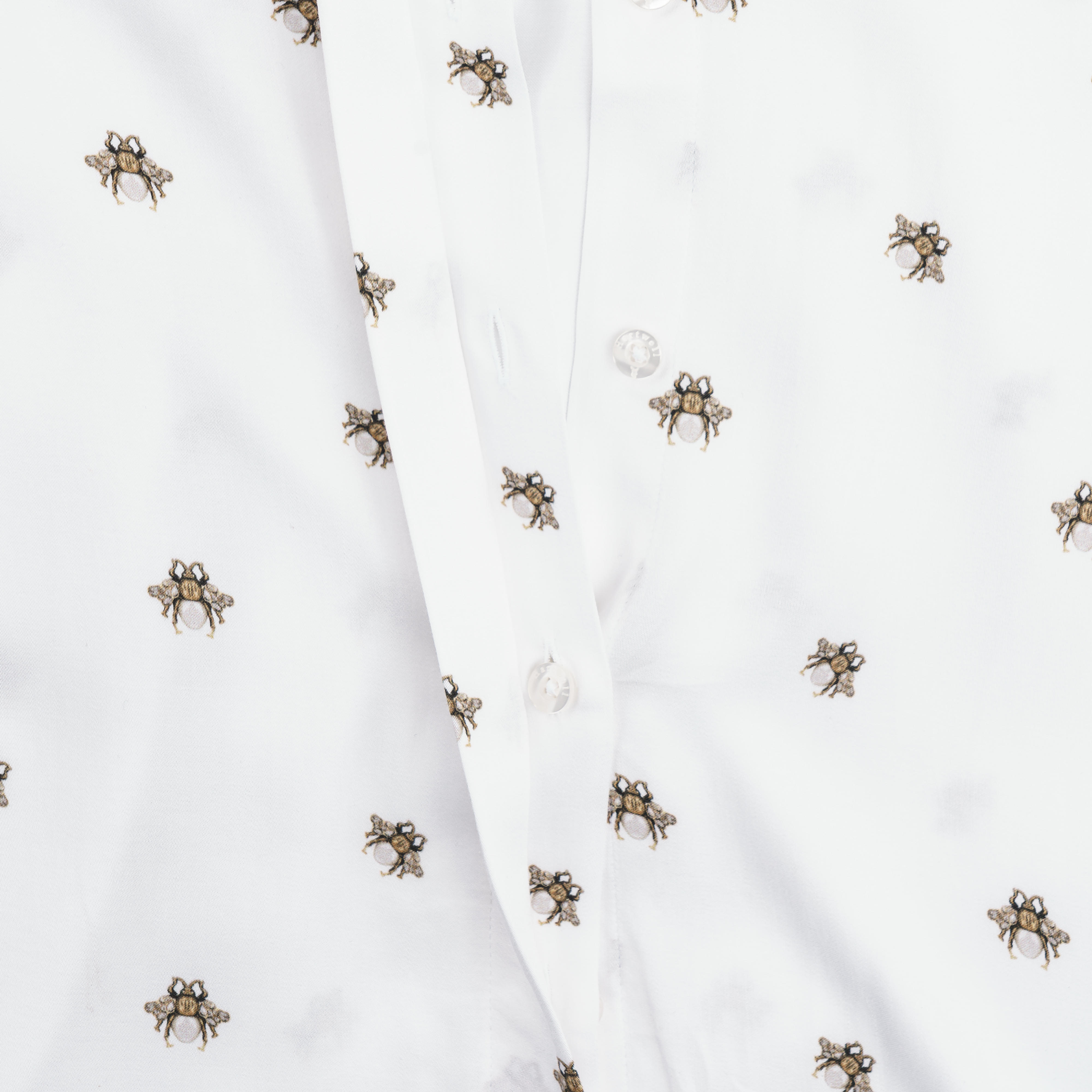 Hartwell »Lisa« Ladies’ Blouse, »Bees«, White